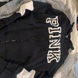 Vs pink zip up